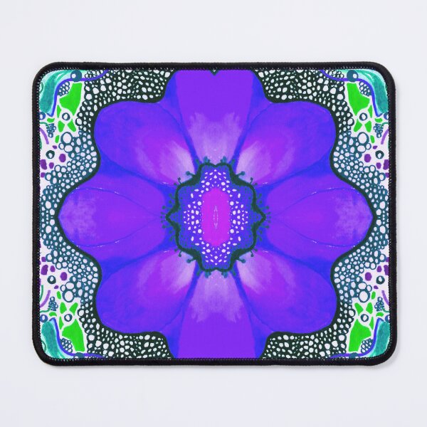 Item preview, Flower in Blue Purple designed and sold by Helena Tiainen.
