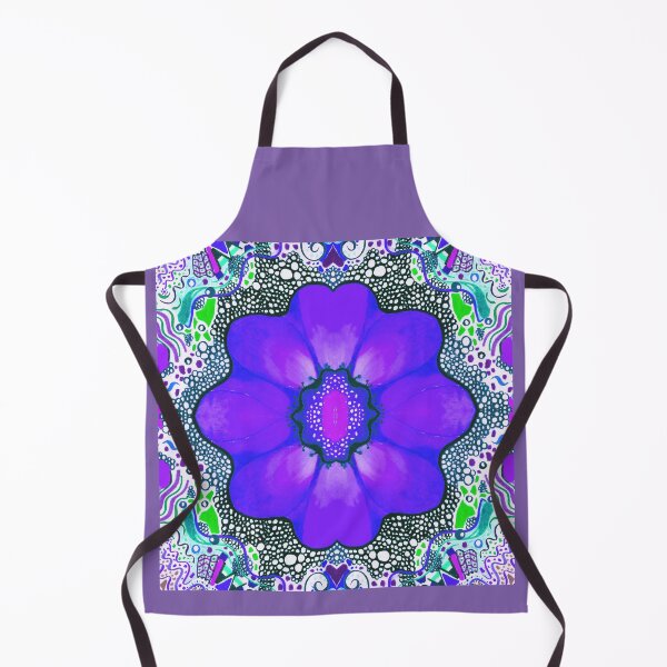 Item preview, Flower in Blue Purple designed and sold by Helena Tiainen.