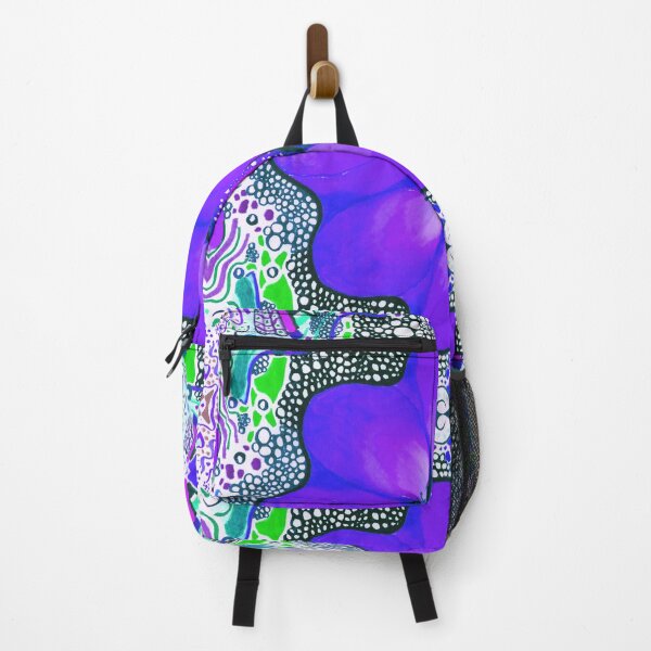 Item preview, Flower in Blue Purple designed and sold by Helena Tiainen.