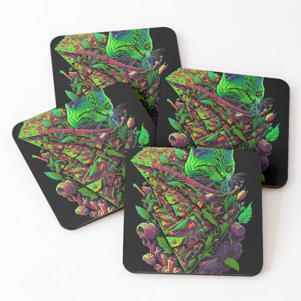 Item preview, Hemp-Infused Delights: The Pizza Cat Creation designed and sold by MindWave THC.