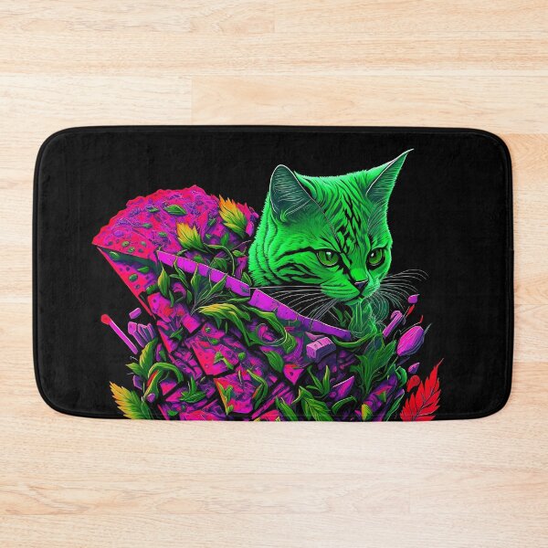Item preview, Hemp-Infused Delights: The Pizza Cat Creation designed and sold by MindWave THC.