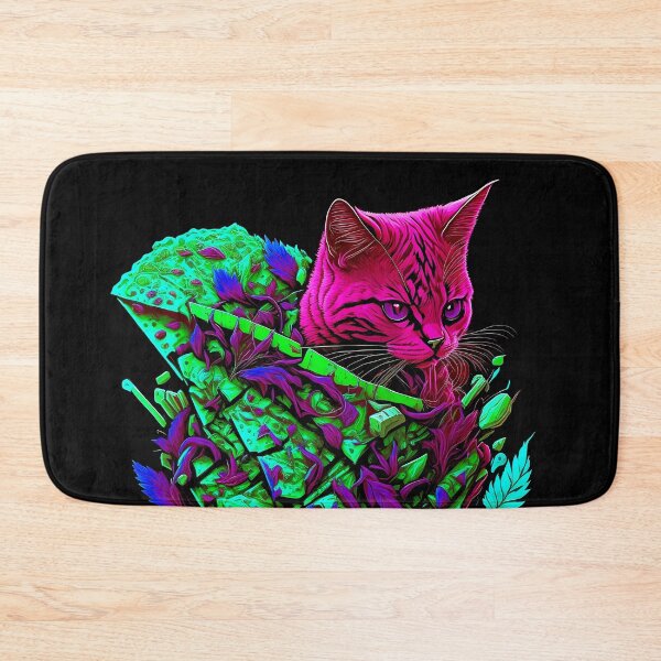 Item preview, Hemp-Infused Delights: The Pizza Cat Creation designed and sold by MindWave THC.