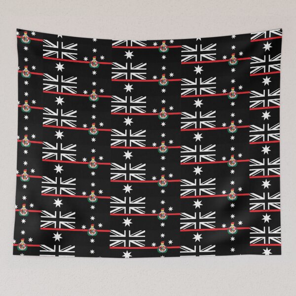 Item preview, ACT Fire Rescue - Australian Thin Red Line Flag -Black & White designed and sold by RENAGADE4LYF.