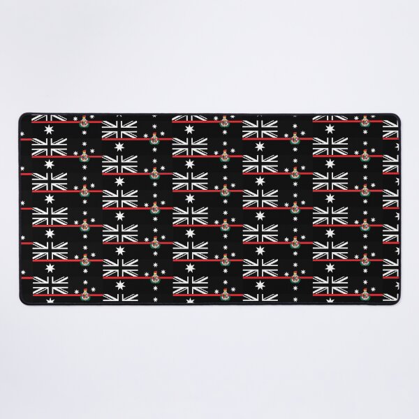 Item preview, ACT Fire Rescue - Australian Thin Red Line Flag -Black & White designed and sold by RENAGADE4LYF.
