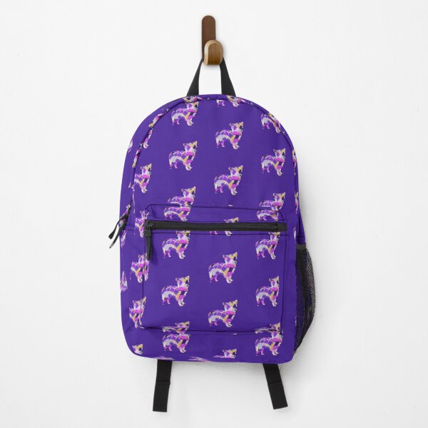 Item preview, Morkie Dog Silhouette Purple Pink Yellow Blue Design designed and sold by AMSonArt.