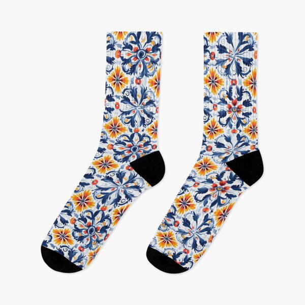 Item preview, Talavera Portuguese Patchwork Mexican Tiles designed and sold by Nightarcade.