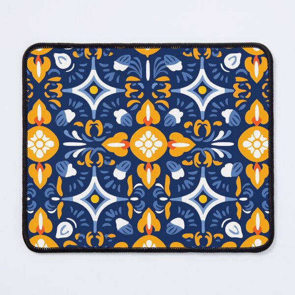 Item preview, Talavera Portuguese Patchwork Mexican Tiles Blue designed and sold by Nightarcade.