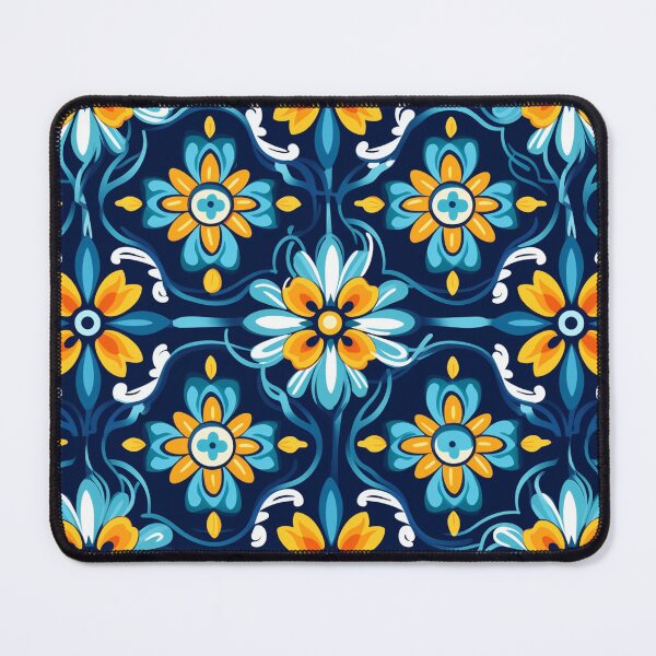 Item preview, Talavera Portuguese Patchwork Mexican Tiles Blue designed and sold by Nightarcade.