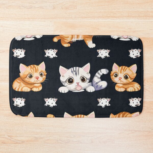 Item preview, Kittens pattern design  designed and sold by Roxburylane.