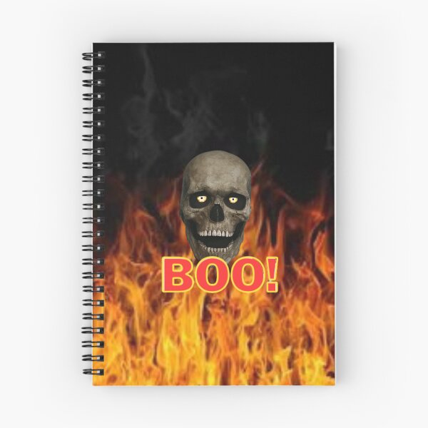 Item preview, Boo! Skull With Real Flames designed and sold by Profitrip.
