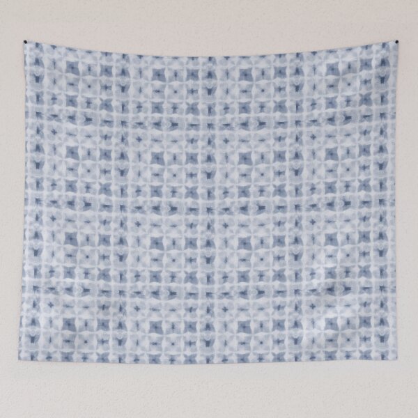 Item preview, Bohemian Dyed Craft squares Navy Blue Hues Infused with Japanese Influence designed and sold by marufemia.