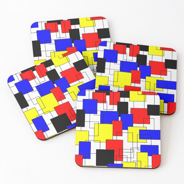 Item preview, Squares Mondrian-like designed and sold by hermarartonline.