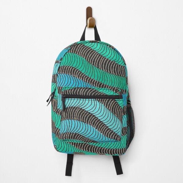 Item preview, Abstract blue green lines designed and sold by InspiringLines.