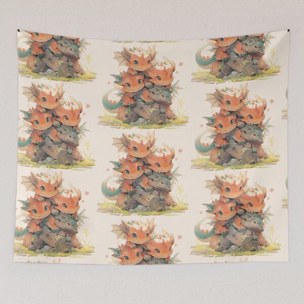 Item preview, Group of cute dragons! designed and sold by HydraDreams.