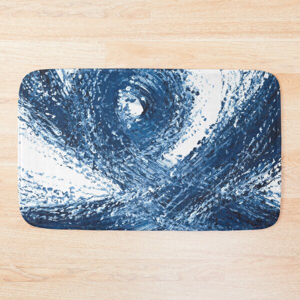 Item preview, Nature and landscapes, blue landscape, indigo wave, sea designed and sold by anaozzart.