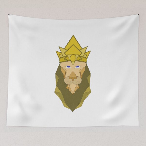 Item preview, Polygonal emperor lion designed and sold by shopdiego.