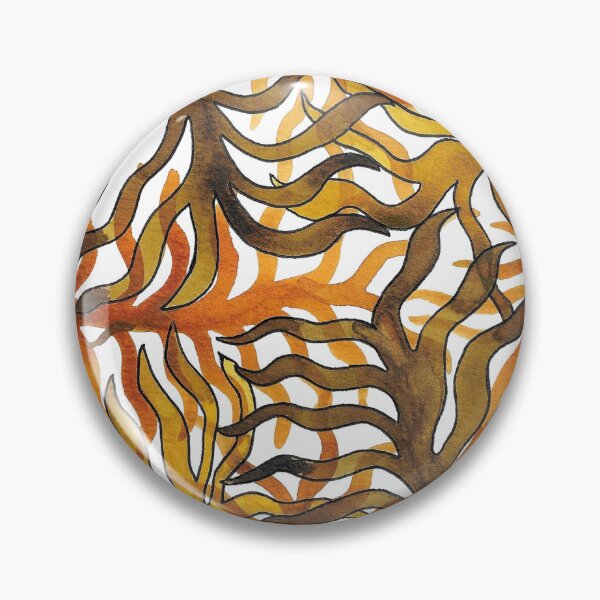 Item preview, Watercolor abstract natural leaves designed and sold by InspiringLines.