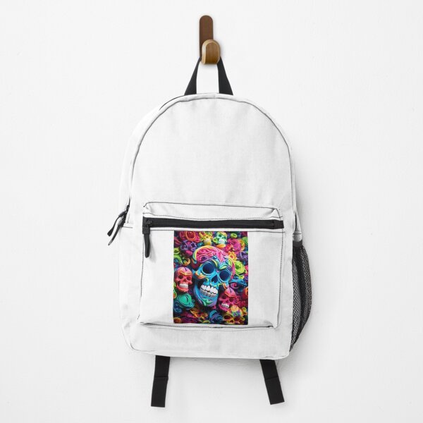 Item preview, Colorful Paper Skull designed and sold by tropicaltee.