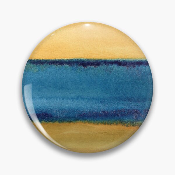 Item preview, Watercolor stripes blue yellow designed and sold by InspiringLines.