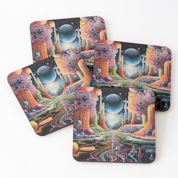 Artikelvorschau, Cosmic Voyage XXII: Eine psychedelische abstrakte Komposition in lebendigen Farben und Bewegung. entworfen und verkauft von InsaneLEDP.