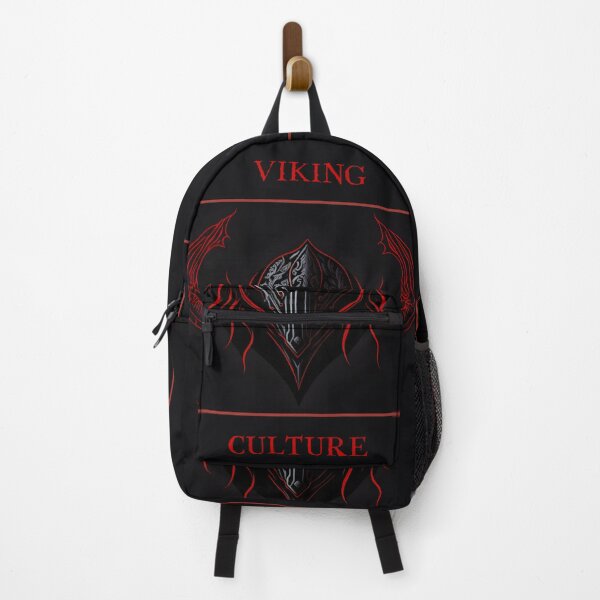 Item preview, Viking helmet with red patterns. designed and sold by CultureRobot.