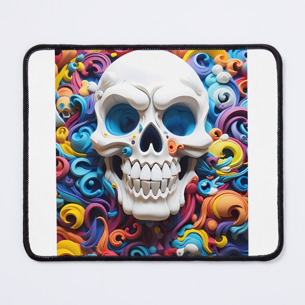 Item preview, Colorful Paper Skull designed and sold by tropicaltee.