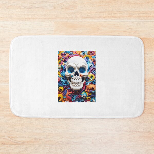 Item preview, Colorful Paper Skull designed and sold by tropicaltee.