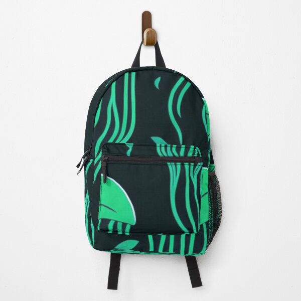 Item preview, Ghostly Green Low Poly Jellyfish Design Pattern Print  designed and sold by randomtdesigns.