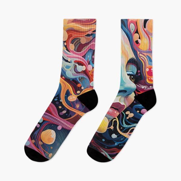 Item preview, Cosmic Voyage XXIII: A Psychedelic Abstract Composition in Vibrant Colors and Movement. designed and sold by InsaneLEDP.