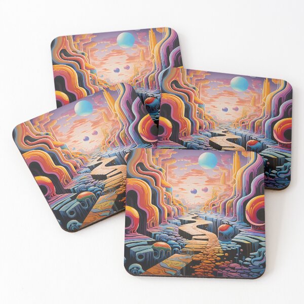 Artikelvorschau, Cosmic Voyage XXIV: Eine psychedelische abstrakte Komposition in lebendigen Farben und Bewegung. entworfen und verkauft von InsaneLEDP.
