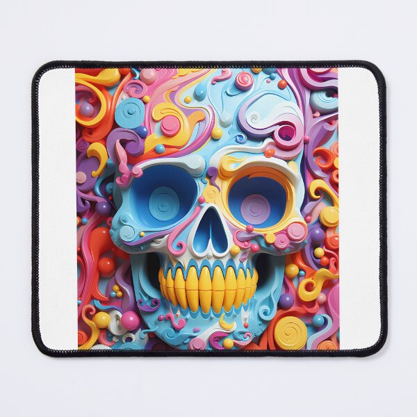 Item preview, Colorful Paper Skull designed and sold by tropicaltee.