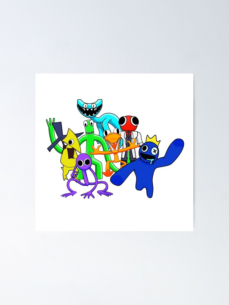 Rainbow Friends Hug it Out Colors Poster for Sale by