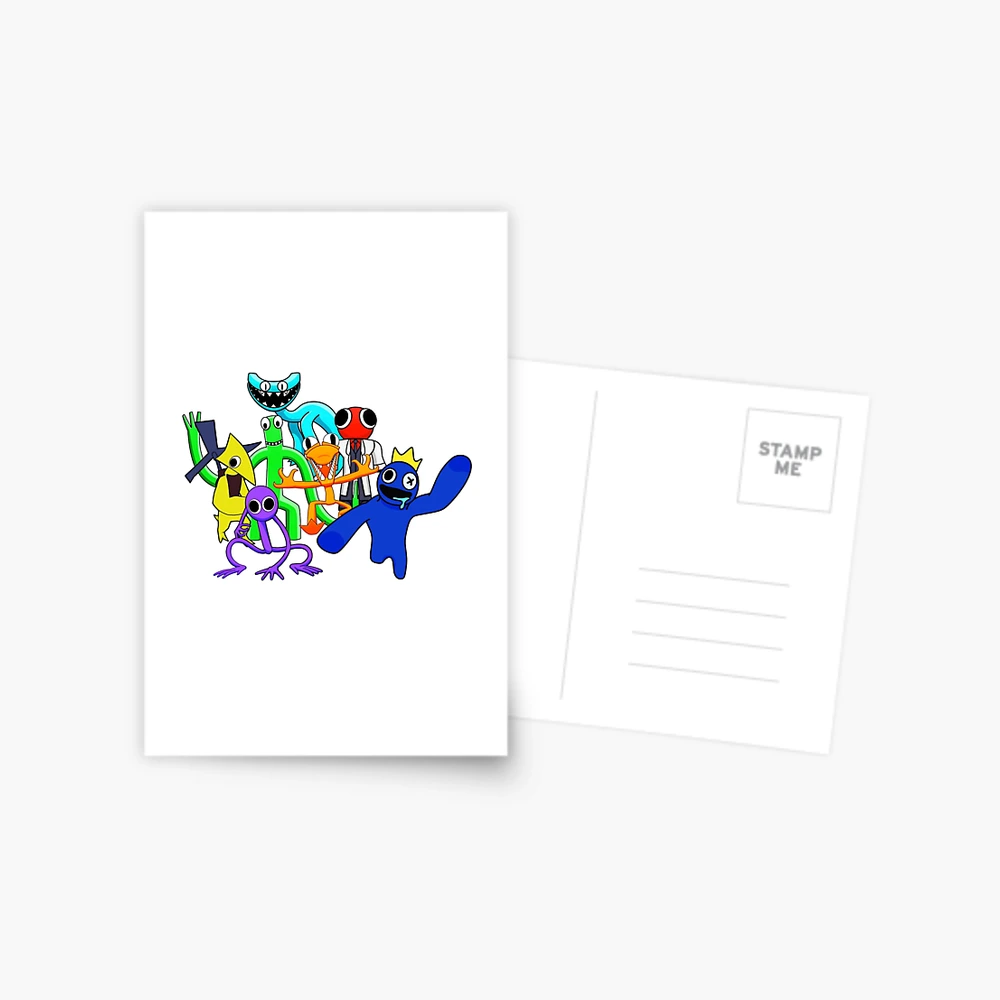 rainbow friends chapter 2 rainbow friends fnf rainbow friends roblox  rainbow friends animation rainb  Postcard for Sale by RetroPanache