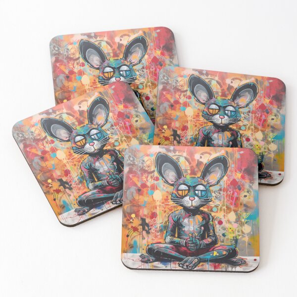 Item preview, Zen Rabbit Meditation designed and sold by Klyngzo1916.