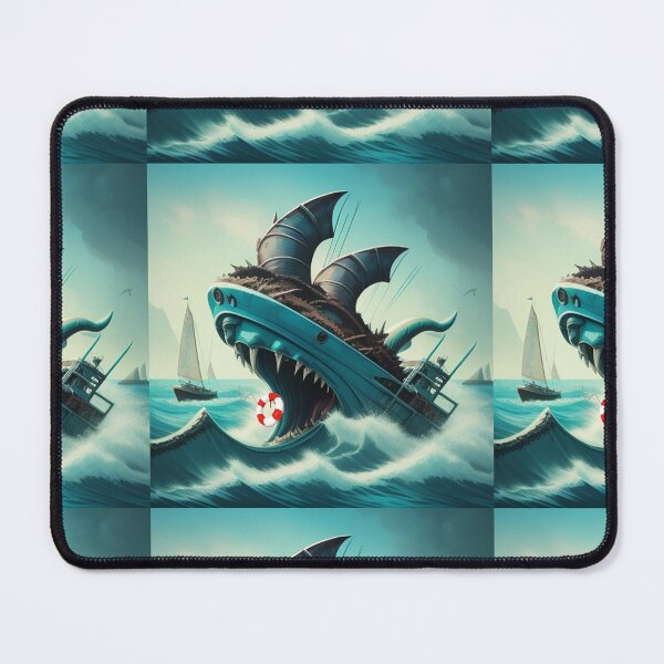 Item preview, boat shark attack designed and sold by FdPrincessshaye.