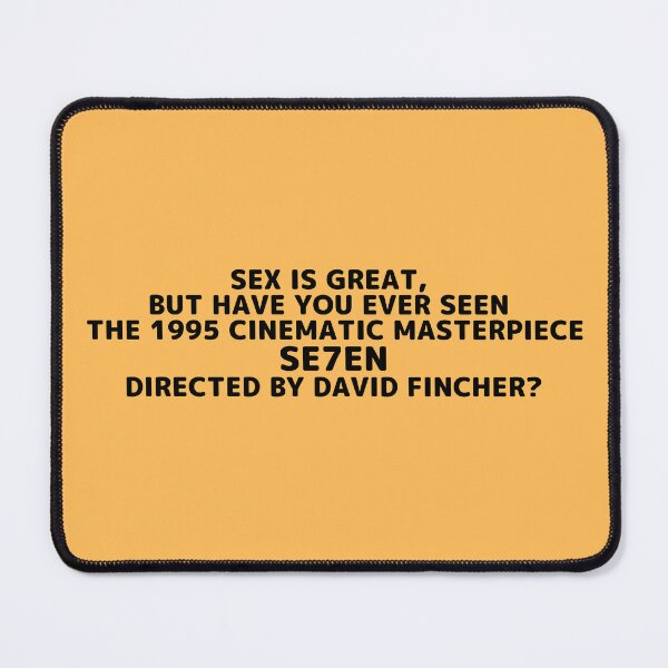 Item preview, Se7en | Sex Is Great but Have You Ever Seen Horror Movie Director Seven designed and sold by franklinfargo.