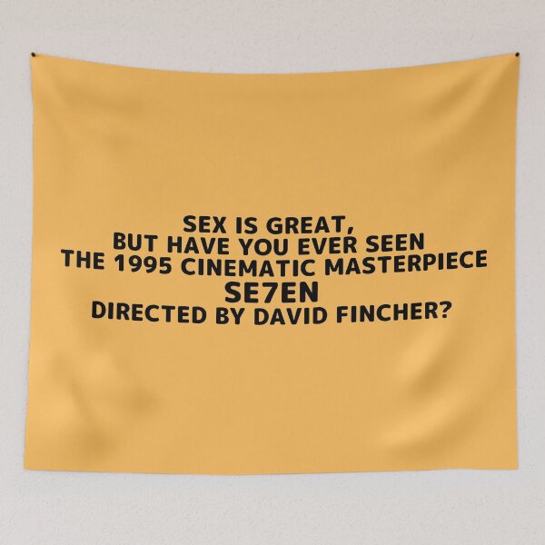 Item preview, Se7en | Sex Is Great but Have You Ever Seen Horror Movie Director Seven designed and sold by franklinfargo.