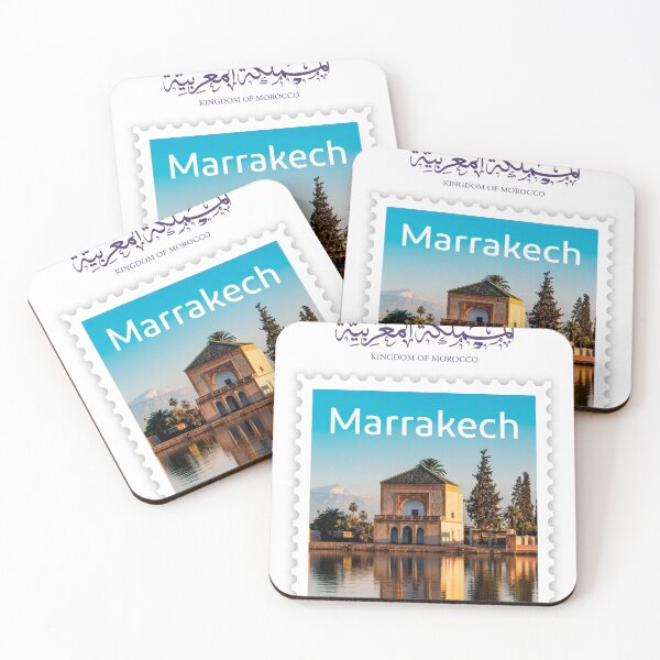 Item preview, Morocco, Marrakech - Retro travel minimalistic poster T-shirt designed and sold by Sodorov.