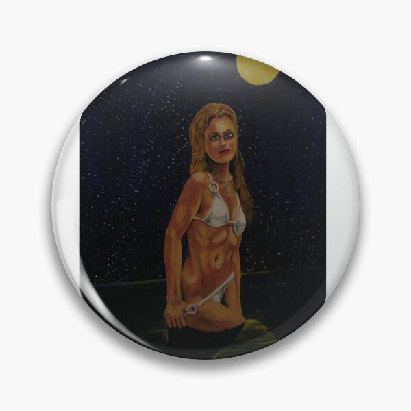 Item preview, woman in ocian at night designed and sold by Lowelljfetzer.