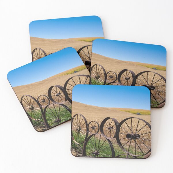 Item preview, Dahmen Barn Wagon Wheel Fence, Uniontown, Washington designed and sold by Alison Meyer Photography.