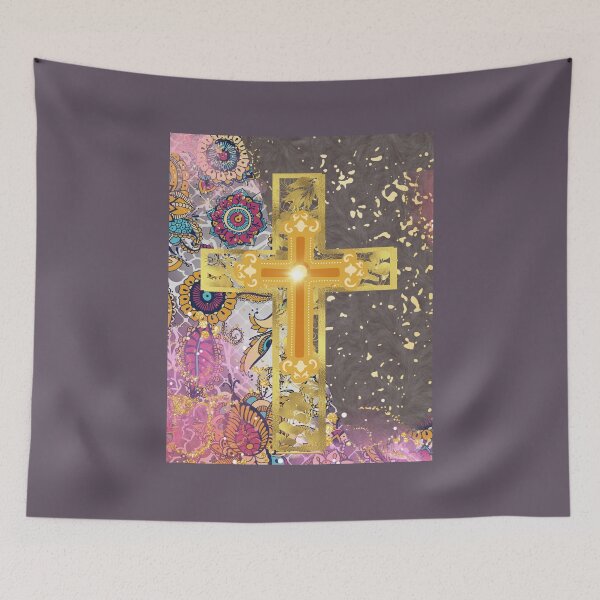 Item preview, Paisley Faith Cross t shirt & Acessories for Christians designed and sold by M Cristian.