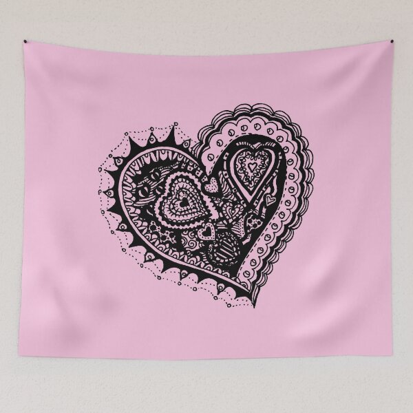 Item preview, Valentine Heart 2 Angled Aussie Tangle by Heather Holland designed and sold by Heatherian.