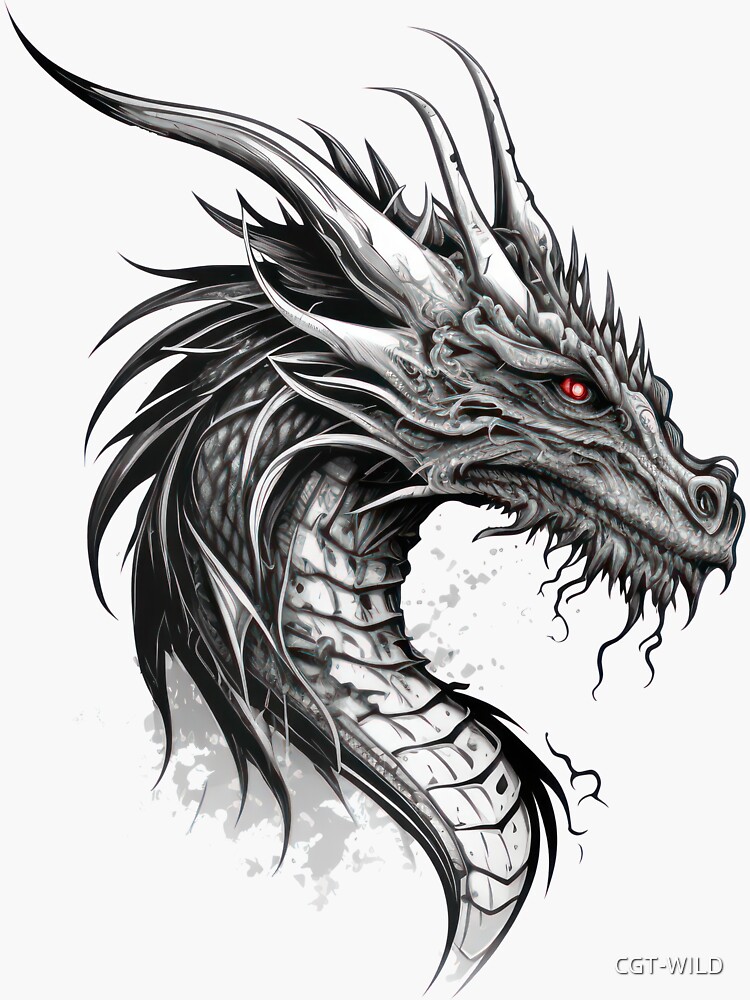 ♥ Dragon Removable Waterproof Body Art Temporary Tattoo Sticker | Shopee  Philippines