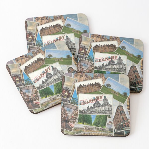Item preview, Greetings from Belfast in Northern Ireland Vintage style retro souvenir designed and sold by DeveloperProp0.