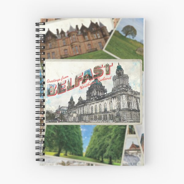 Item preview, Greetings from Belfast in Northern Ireland Vintage style retro souvenir designed and sold by DeveloperProp0.