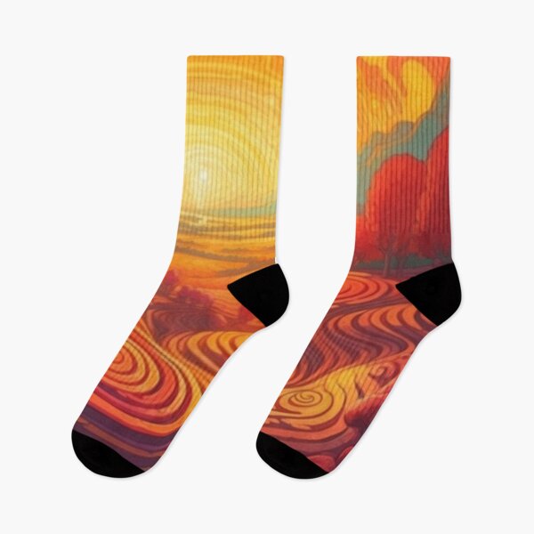 Item preview, Painting of spiral rolling hills designed and sold by SPECTRA005.