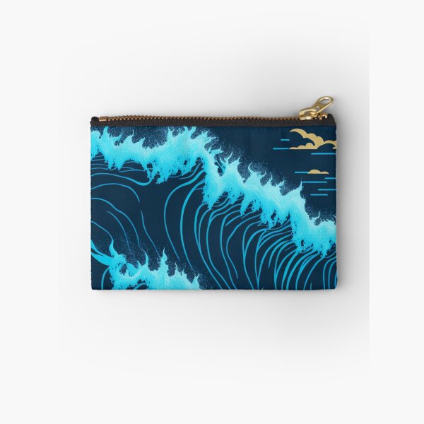 Item preview,  Simple Breaking Ocean Waves on Beach Design Pattern Print  designed and sold by randomtdesigns.