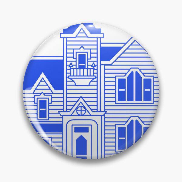 Item preview, Dark Blue Victorian House designed and sold by marco2r.