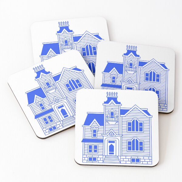 Item preview, Dark Blue Victorian House designed and sold by marco2r.
