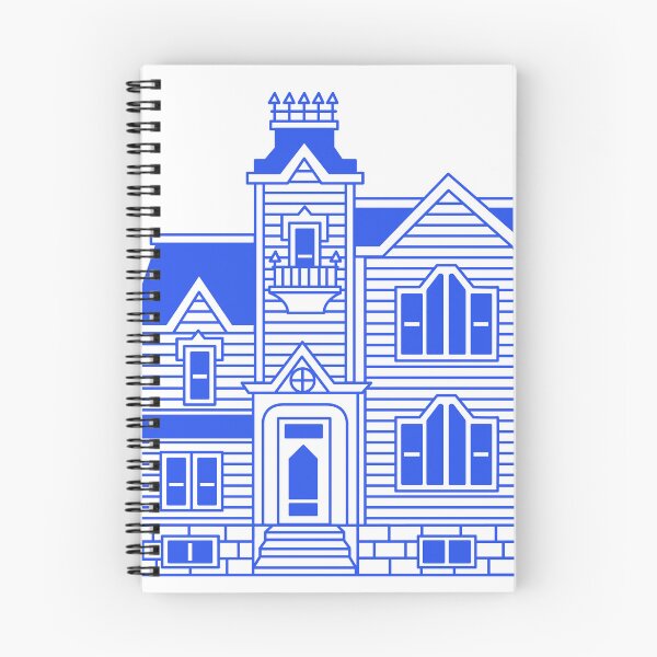 Item preview, Dark Blue Victorian House designed and sold by marco2r.